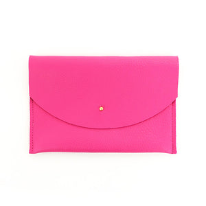 Envelope Pouch by Primecut Pink Leather