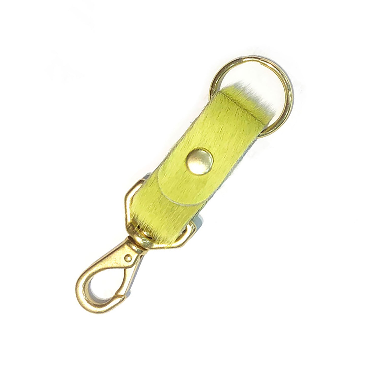 Primecut Leather and Brass Keychain Primecut Leather and Brass Keychain
