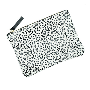 Primecut Zipper Pouch Tiny spotted leather