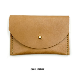 Leather Cardholder by Primecut Camel Leather