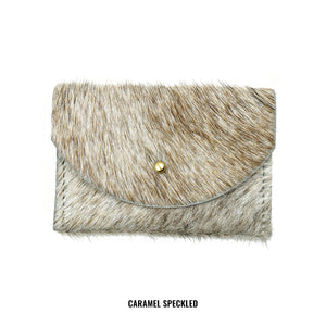 Leather Cardholder by Primecut Caramel Speckled
