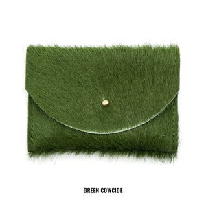 Leather Cardholder by Primecut Green Cowhide