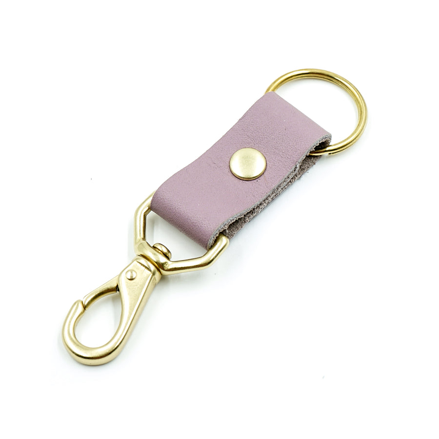Primecut Leather Keychain Lilac Leather