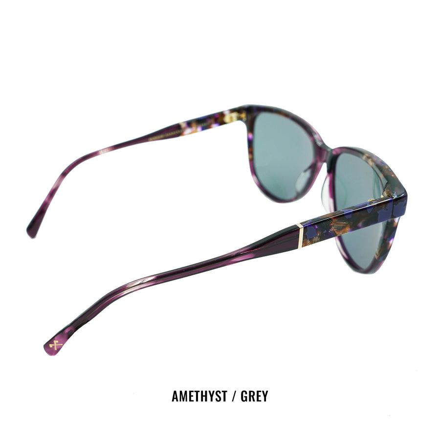 McKenzie Amethyst Acetate Sunglasses by Shwood