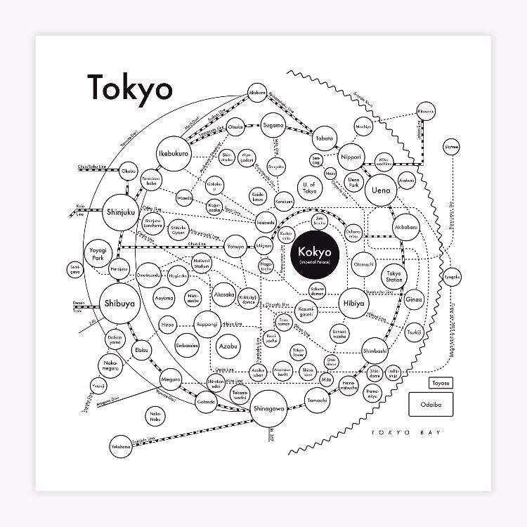 Tokyo Map by Archie's Press