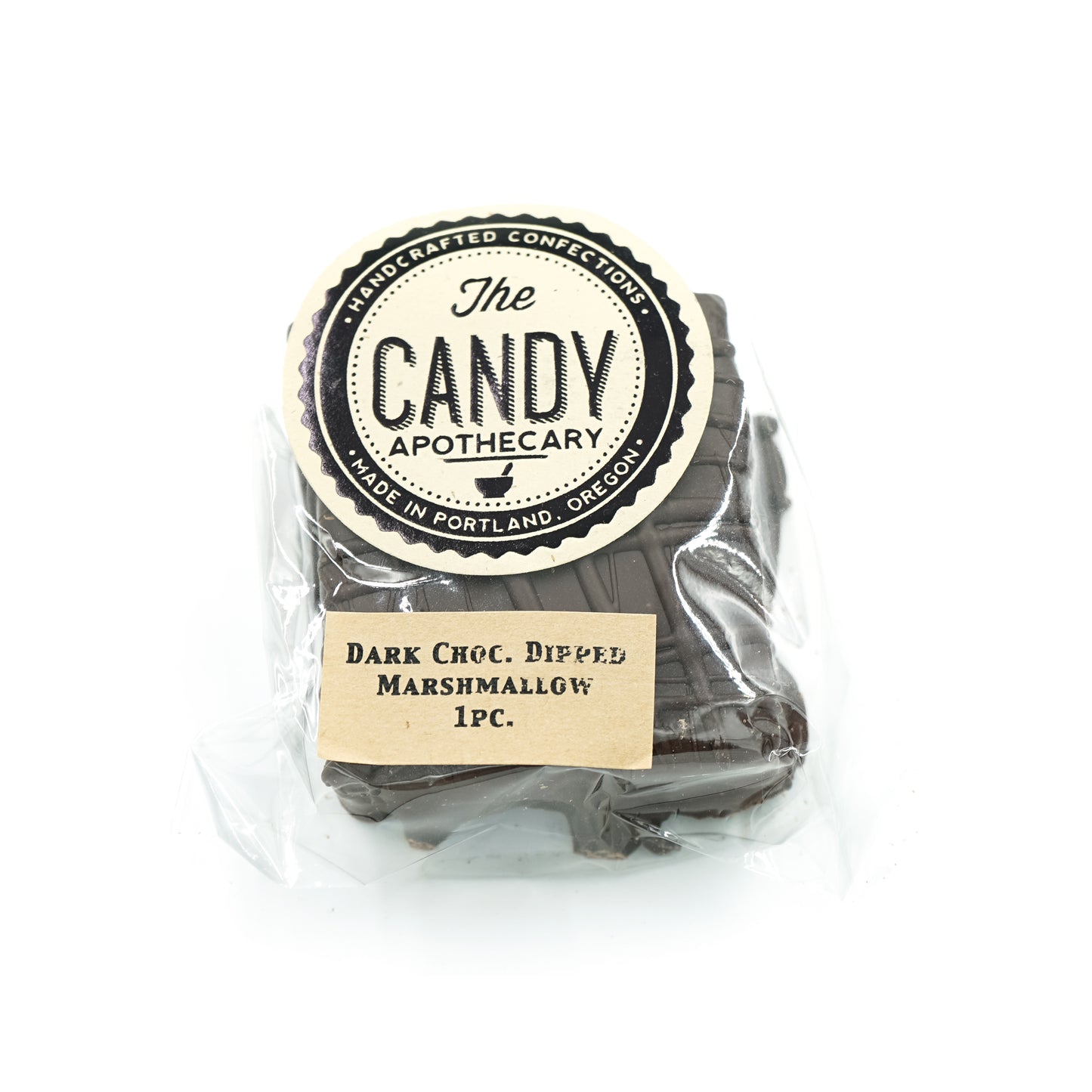 Chocolate Dipped Mallow (Dark) by The Candy Apothecary