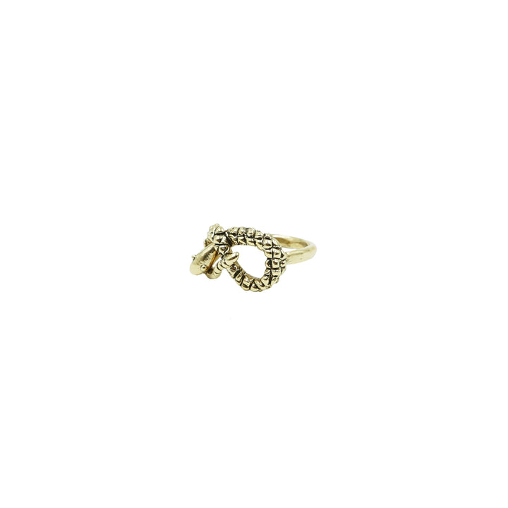 Brass Snake Ring by Tiny Asteroid