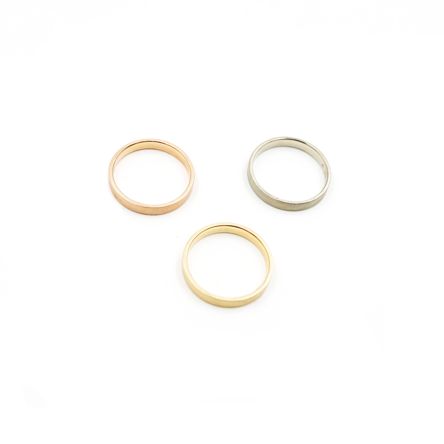 14K Gold 3mm Ring Band by VK Designs