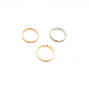 14K Gold 3mm Ring Band by VK Designs
