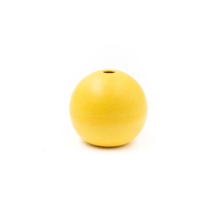 Balls! Vase Yellow by Theresa Arrison