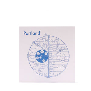 Archies Press Portland Map Print