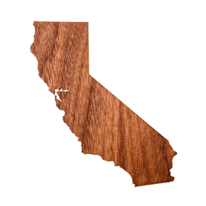 Geo California Wood Sticker