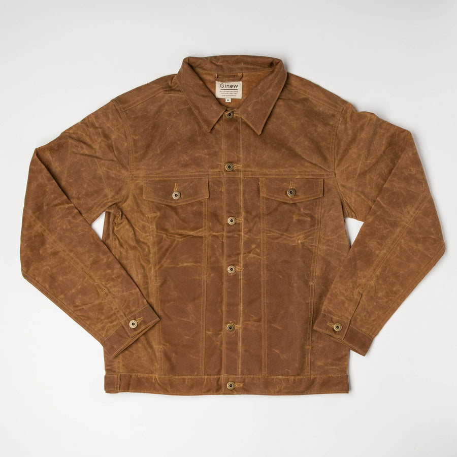Waxed Rider Brown Point Collar by Ginew MadeHere
