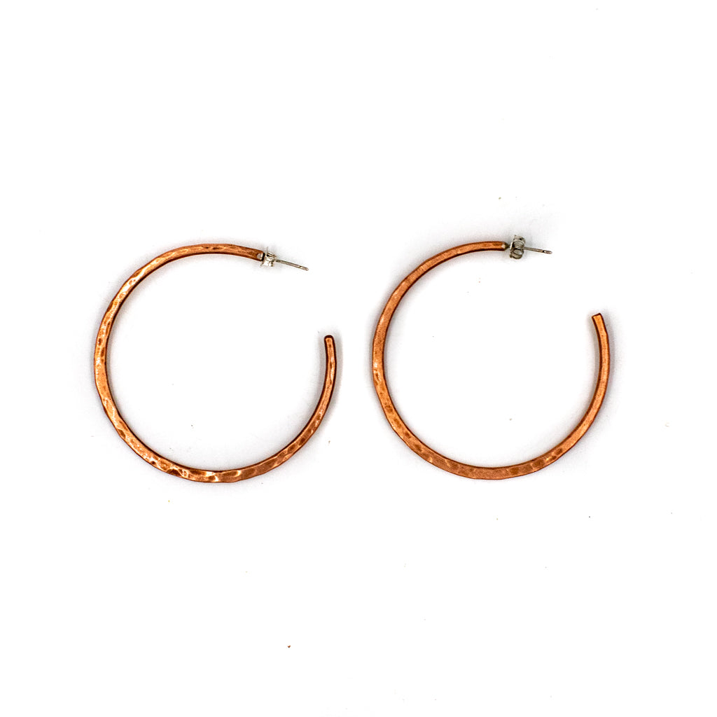 Hammered Hoops by Julie Cooper Designs