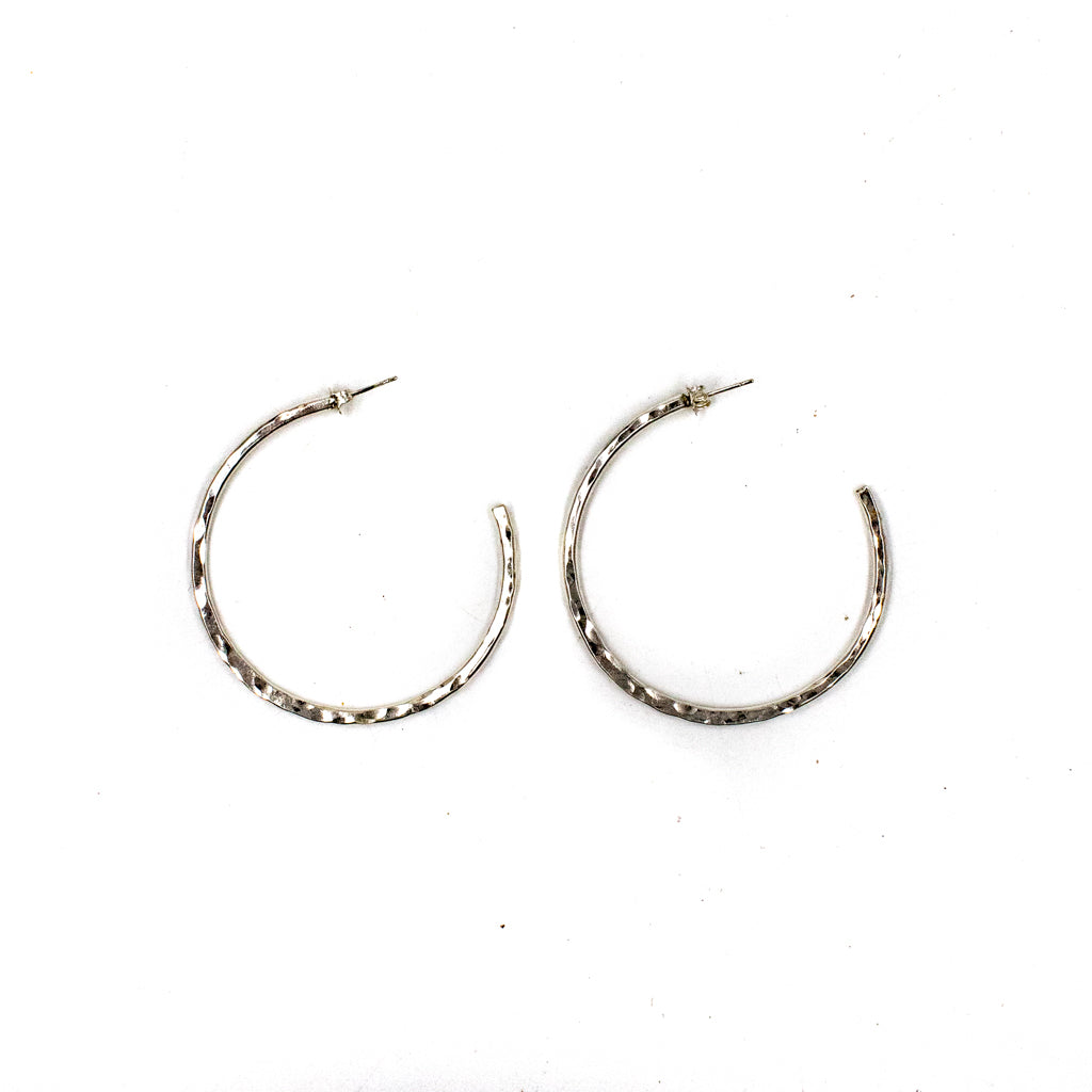 Hammered Hoops by Julie Cooper Designs