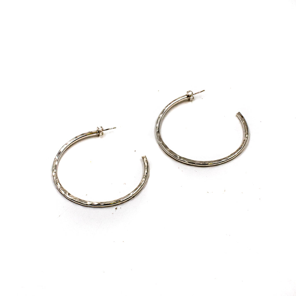 Hammered Hoops by Julie Cooper Designs