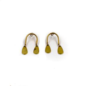 Small Arches Mobile Brass Earring by EMBR