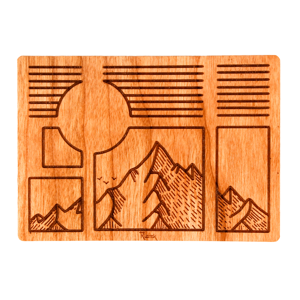 Dream Windows Wood Sticker by Rustek – MadeHere