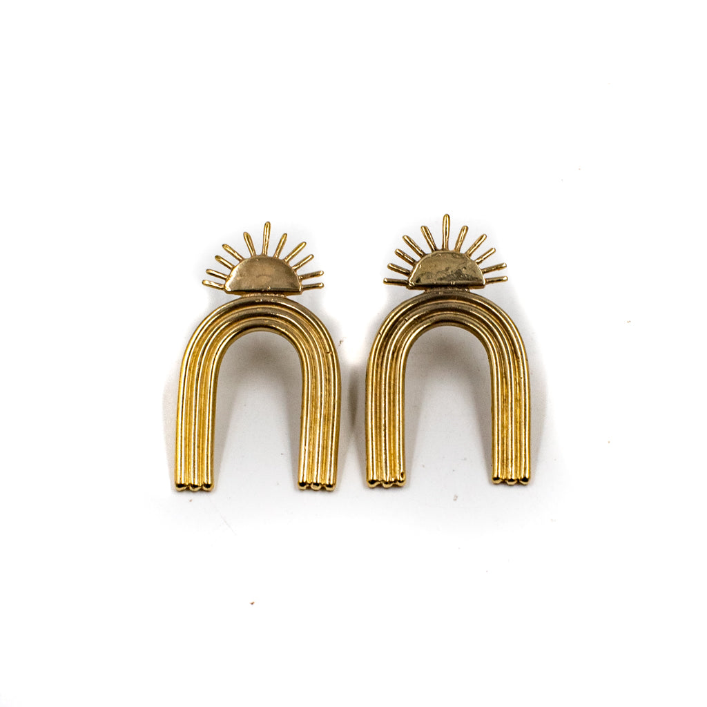 Arch Rainbow Studs by EMBR