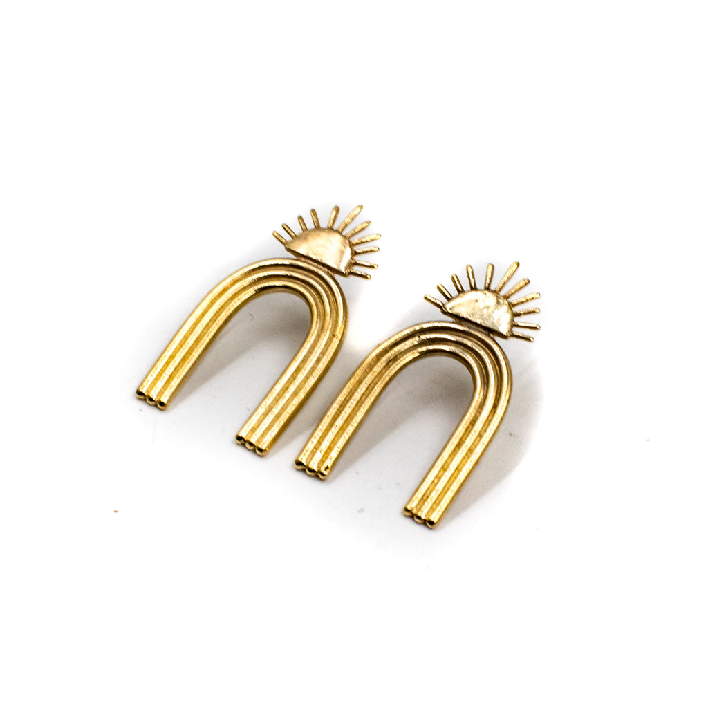 Arch Rainbow Studs by EMBR